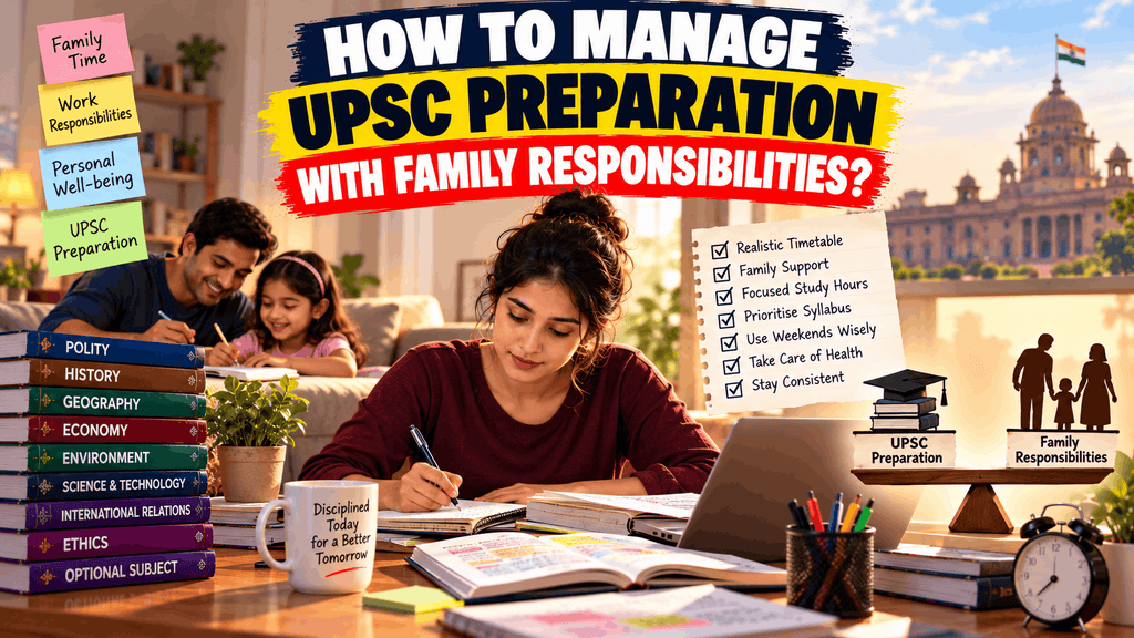 How to Manage UPSC Preparation With Family Responsibilities?