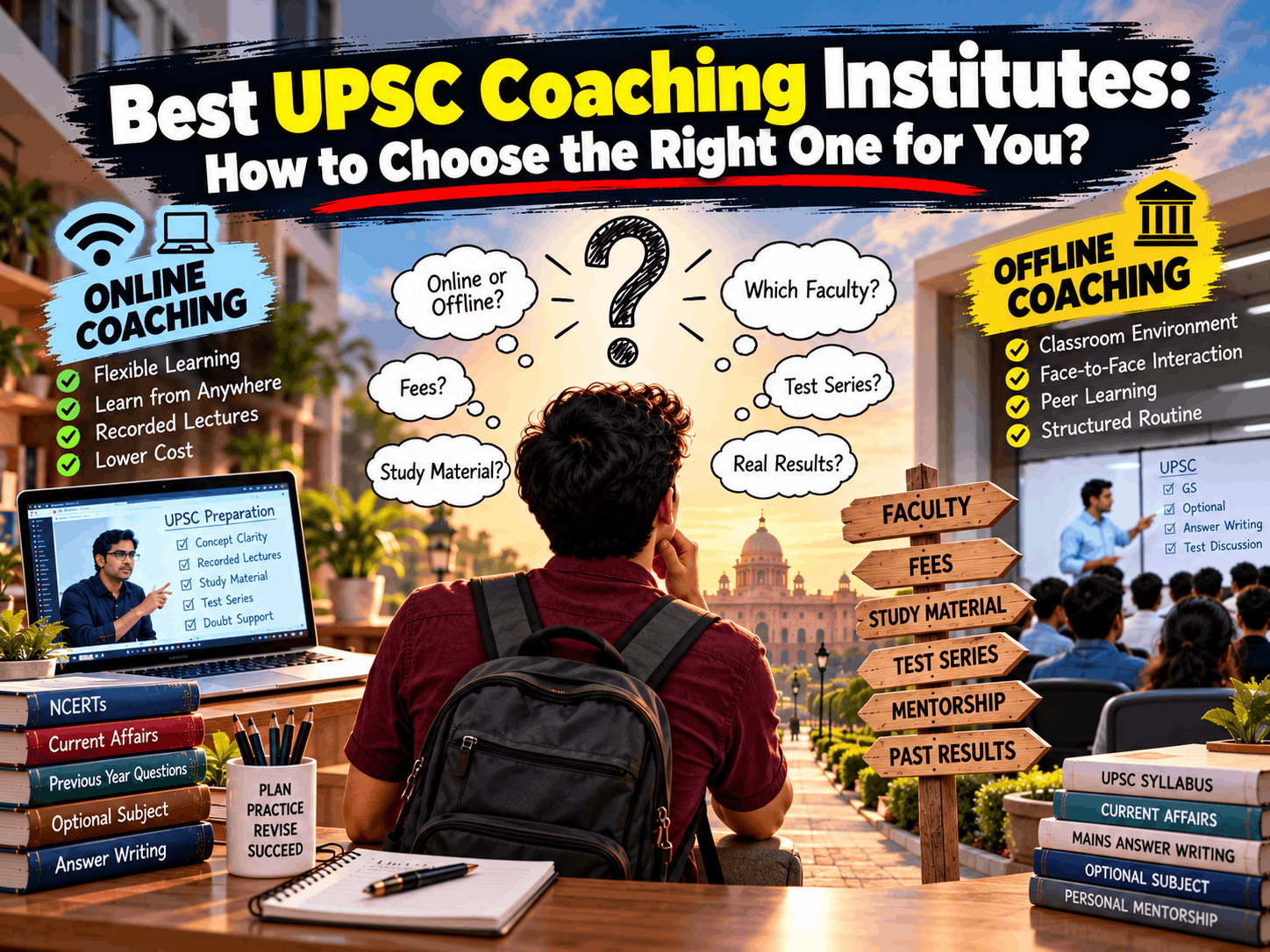 Best UPSC Coaching Institutes: How to Choose the Right One for You?