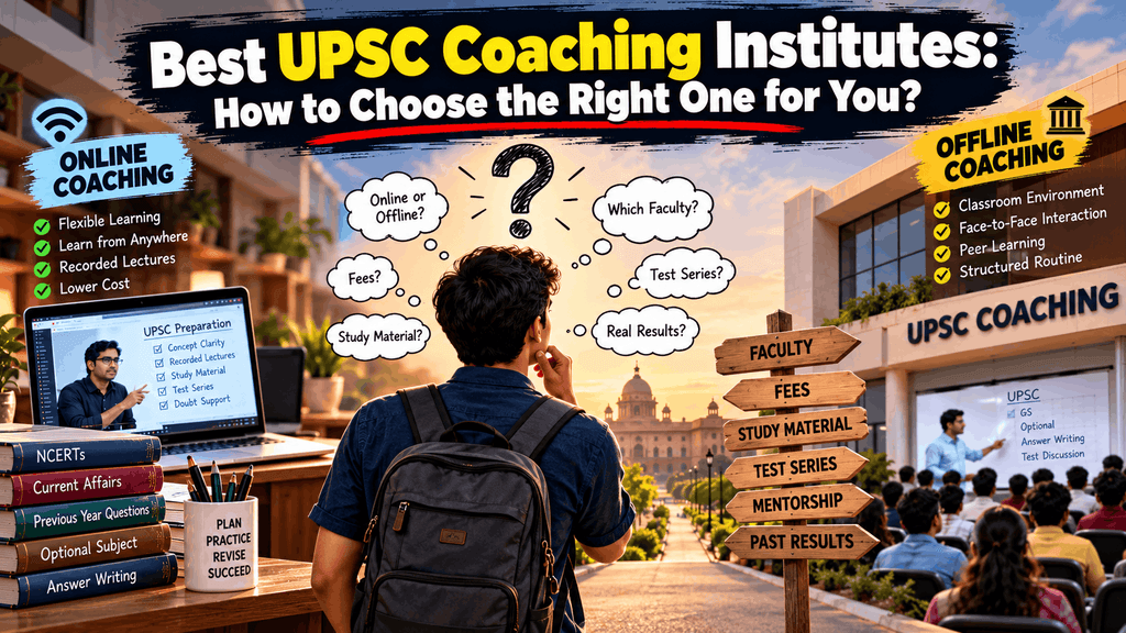 Best UPSC Coaching Institutes: How to Choose the Right One for You?
