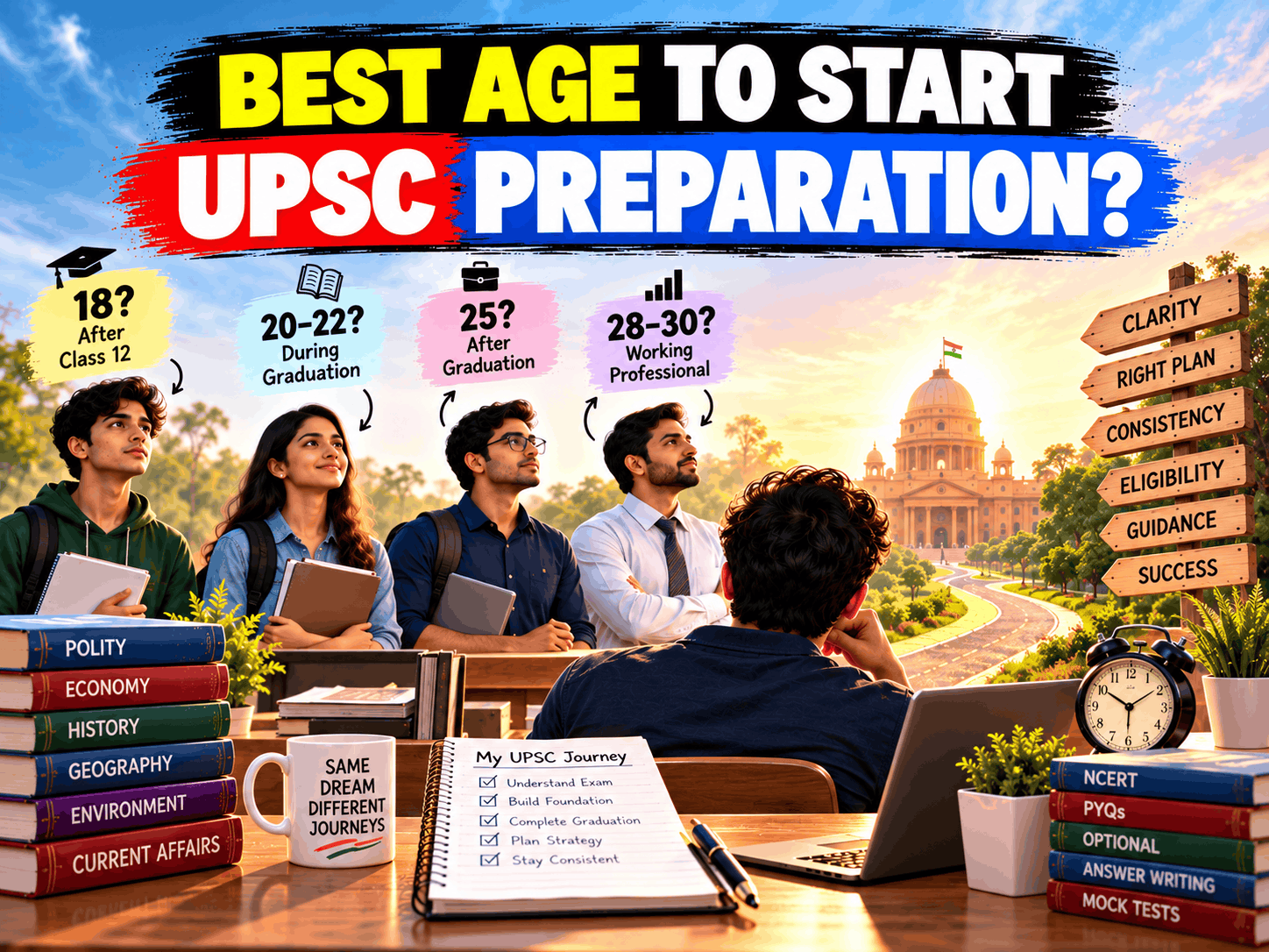 Best Age to Start UPSC Preparation? What Every Aspirant Should Know