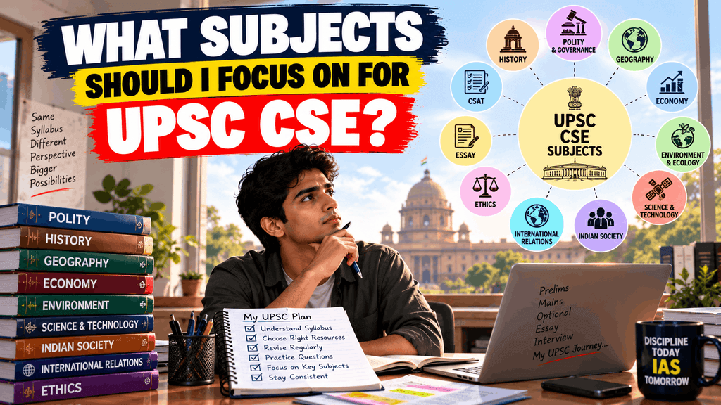 What Subjects Should I Focus on for UPSC CSE?
