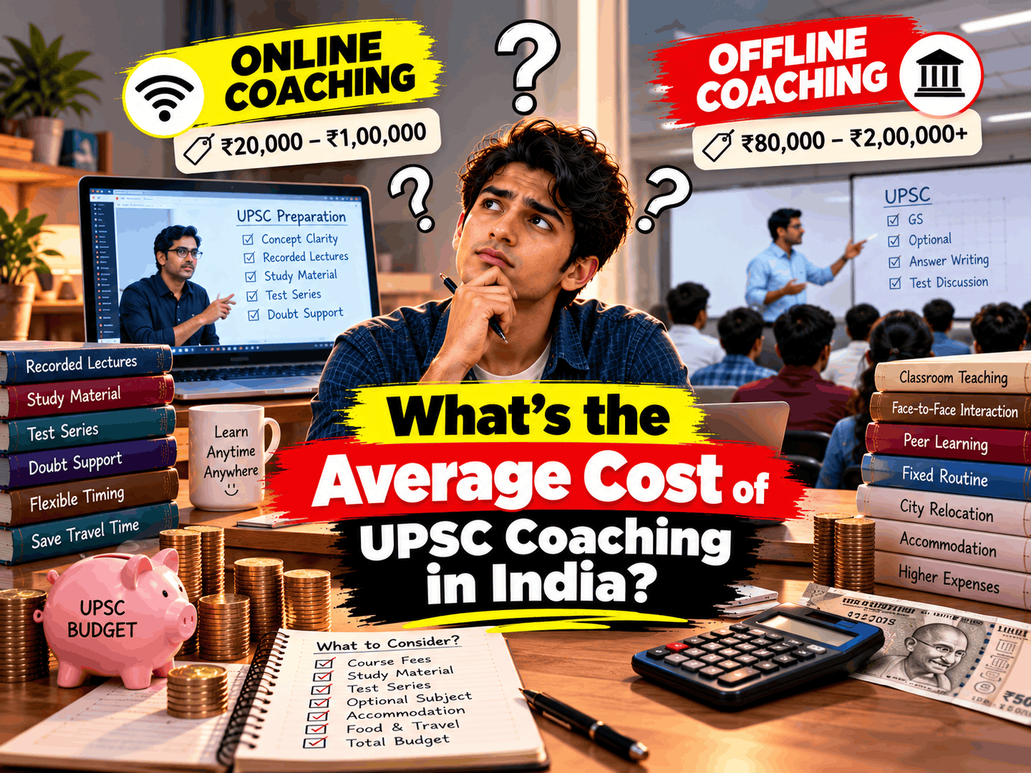 What's the Average Cost of UPSC Coaching in India? A Mentor's Honest Answer