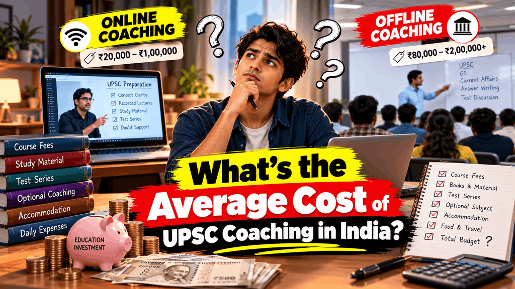 What's the Average Cost of UPSC Coaching in India? A Mentor's Honest Answer